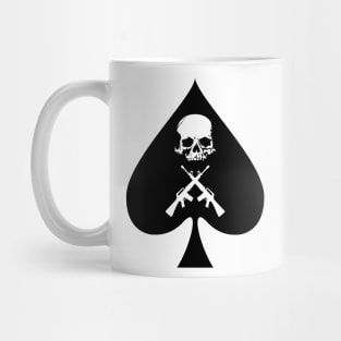 Ace of Spades Skull and Bones Mug